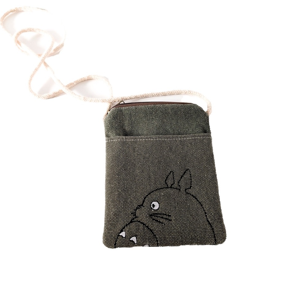 Studio Ghibli My Neighbor Totoro Crossbody Pouch in Grey